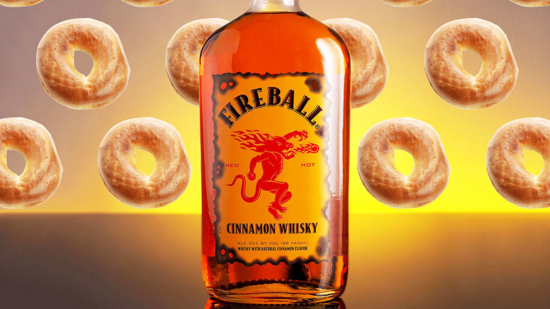 You Can Now Enjoy(?) Fireball Whiskey in Bagel Form