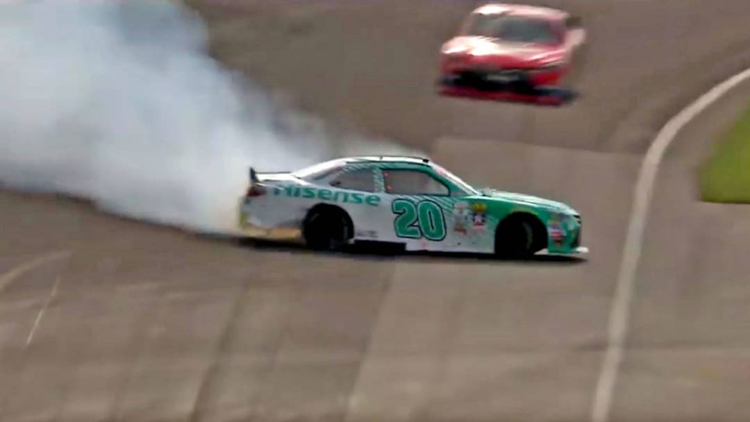 Watch a NASCAR driver save his car from a 200 MPH drift