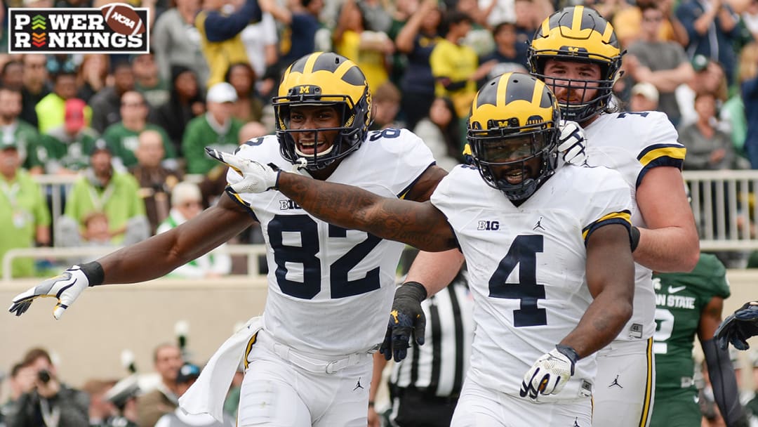 Michigan moves into the top three of Power Rankings after Week 9