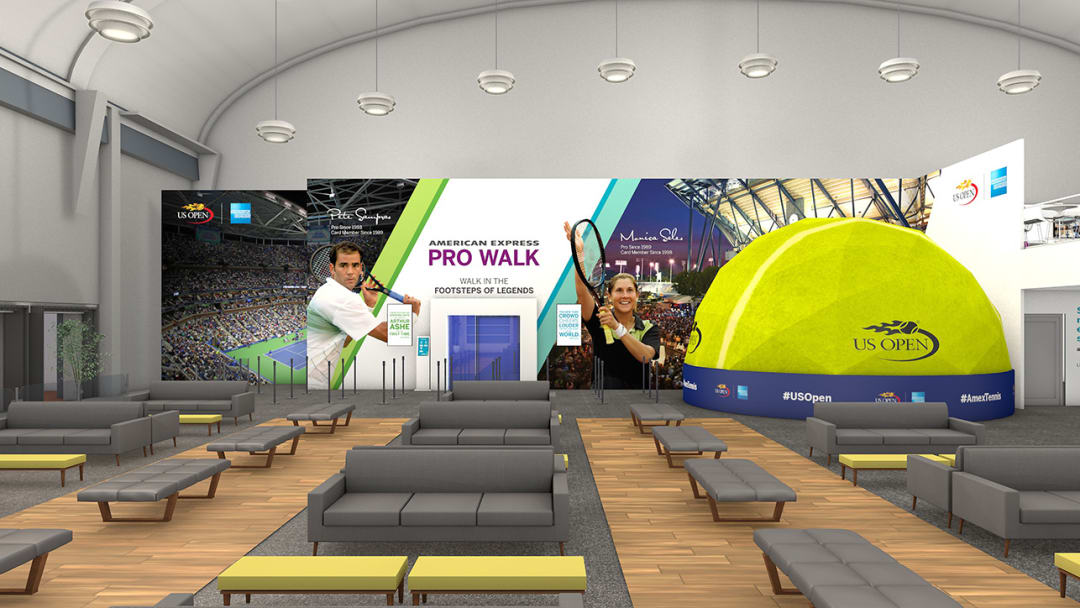 Pete Sampras, Monica Seles create 'Pro Walk' experience at U.S. Open