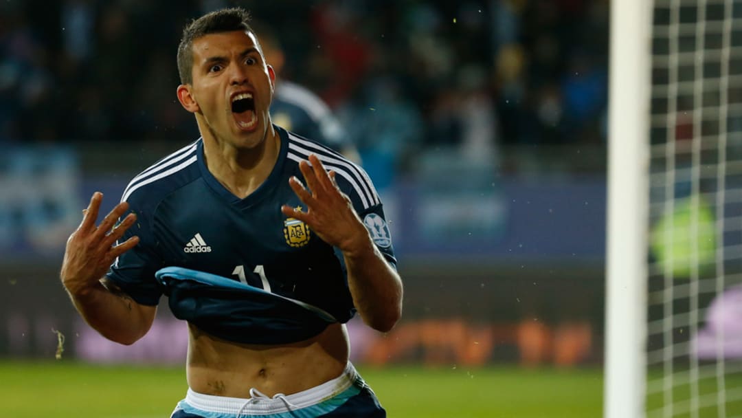 Sergio Aguero's header lifts Argentina by resilient Uruguay in Copa America