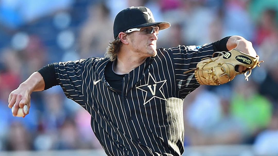 Dominant Fulmer pitches Vanderbilt past Virginia in Game 1 of CWS finals