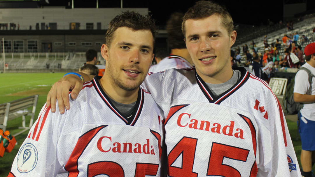 Brotherly bond on full display at World Lacrosse Championships