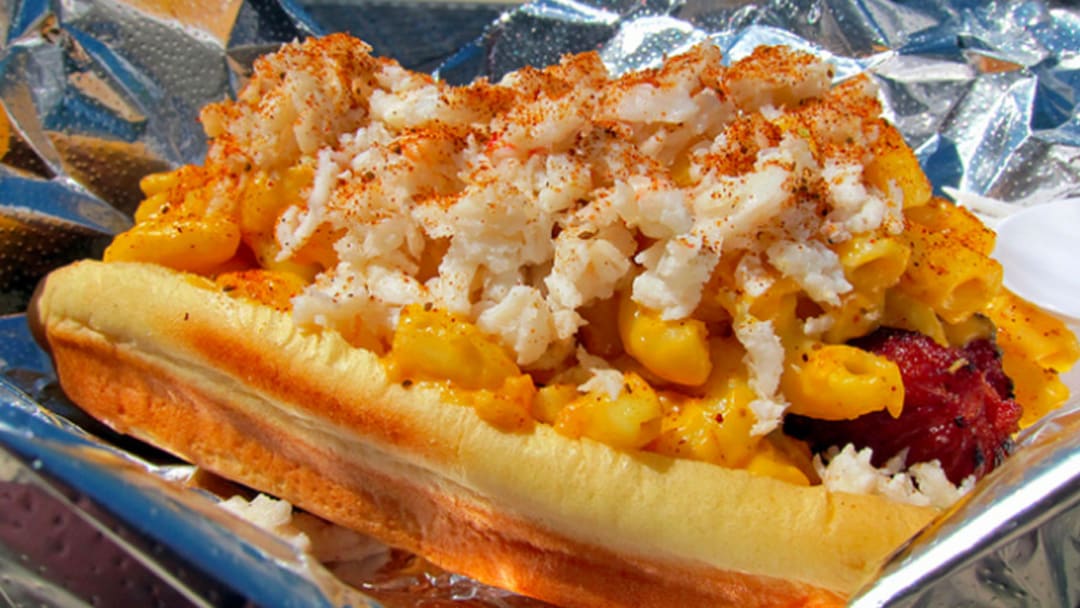 Concession Food Item of the Week: Crab Mac & Cheese Hot Dog