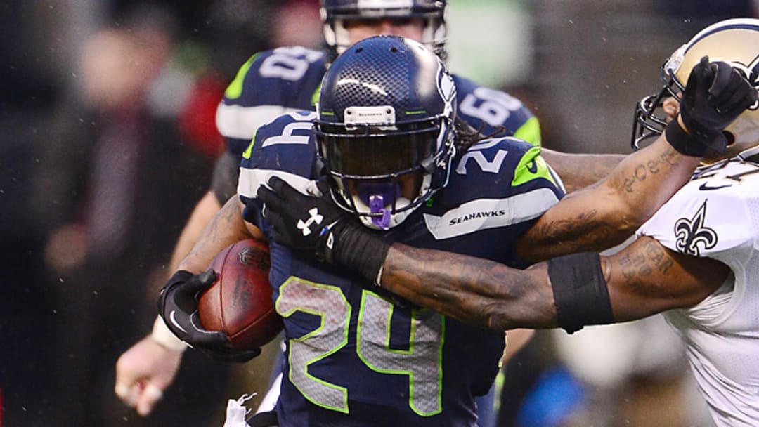 Marshawn Lynch makes loud statement in Seahawks' win over Saints