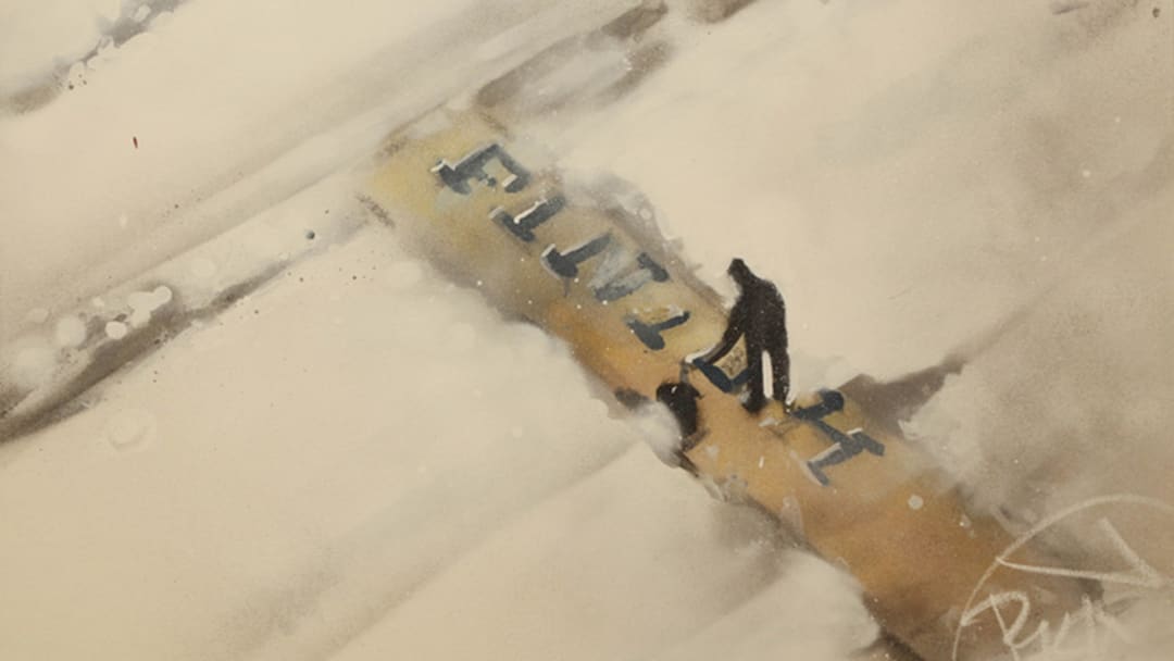 'The Man Who Shoveled The Finish Line' part of Boston Marathon lore