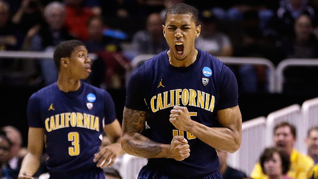 Cal's Richard Solomon brings his karate agility to the court