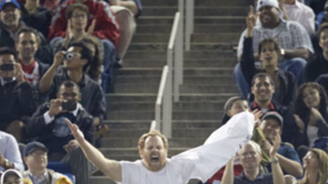 Part entertainer, part wild man, meet the professional fan