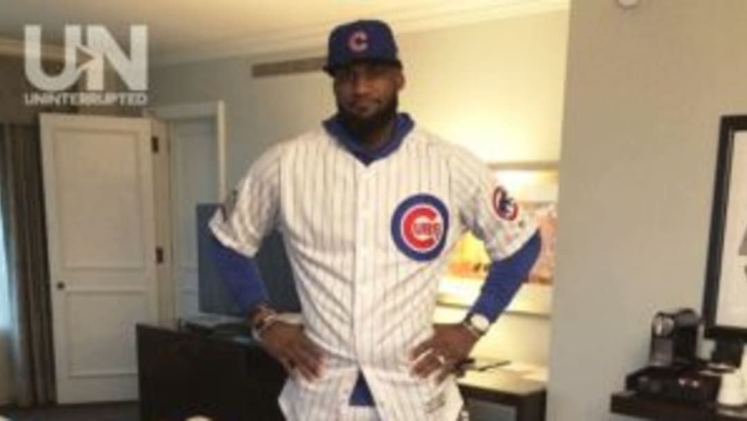 LeBron James pays off World Series bet with Dwyane Wade