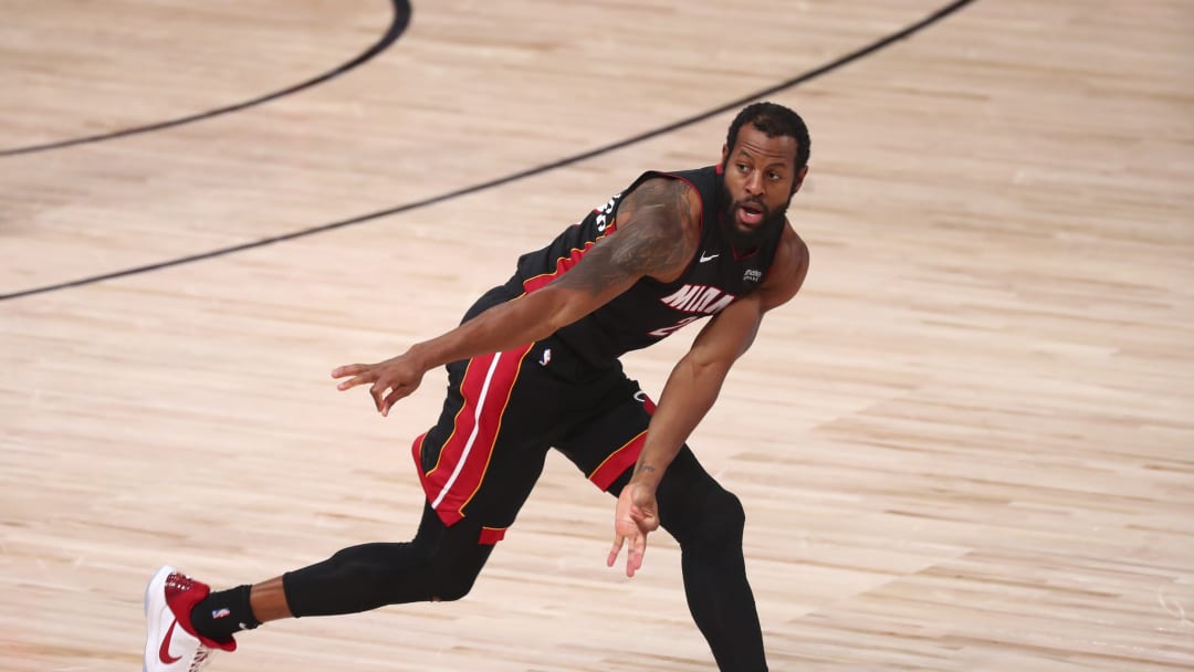 Miami Heat' Andre Iguodala on comparing Duncan Robinson and Tyler Herro to Klay Thompson and Steph Curry