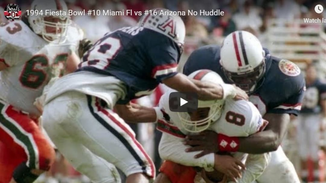 Offseason re-watch party: Arizona shuts out Miami in 1994 Fiesta Bowl