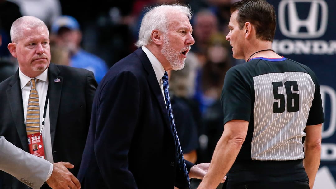 This Day In Sports History: Gregg Popovich Sets Record For Fastest Ejection
