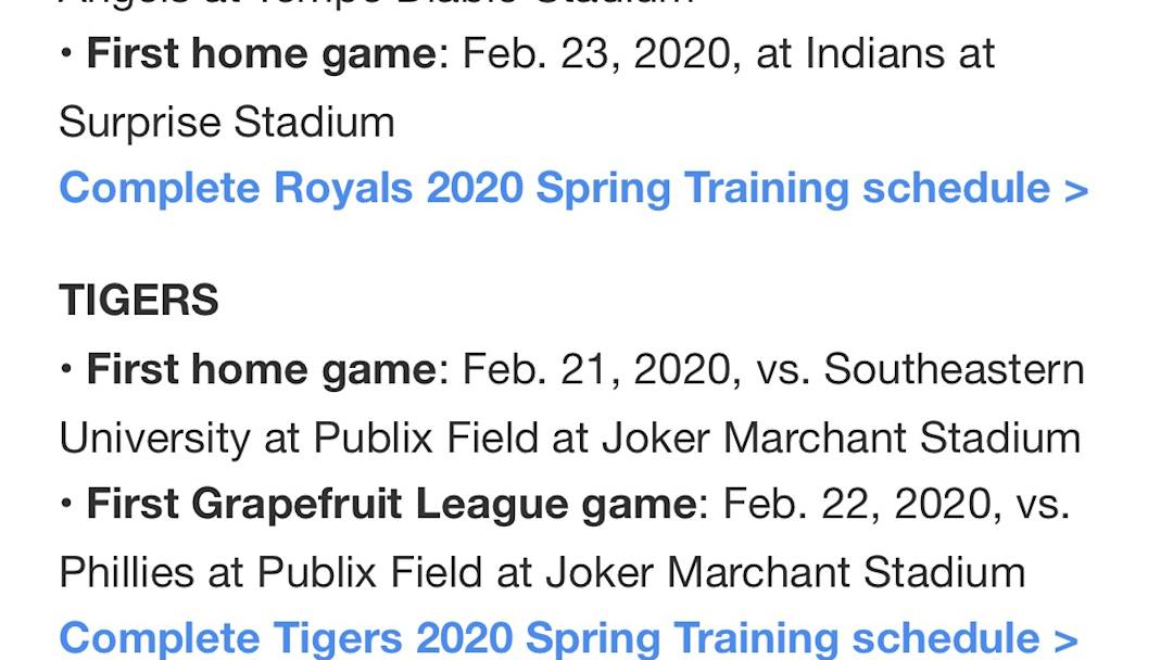 MLB cancels White Sox 2020 spring training?