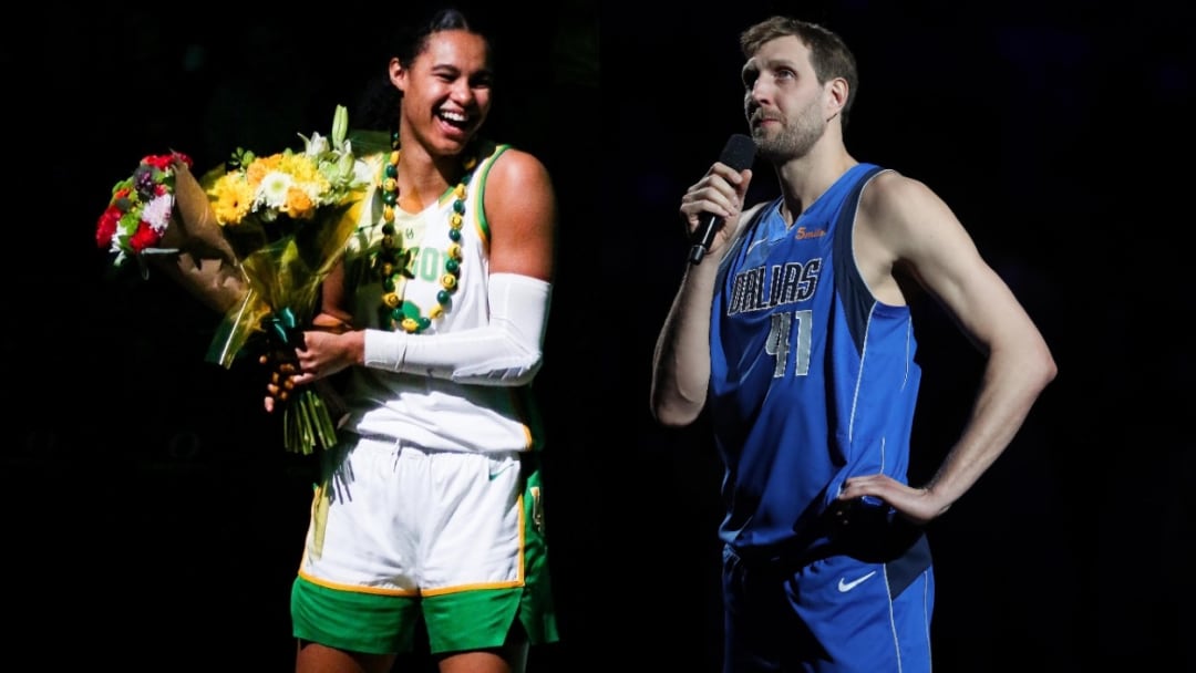 Satou Sabally 1-on-1: Dirk Gives 'Unicorn' Welcome To New DFW Star