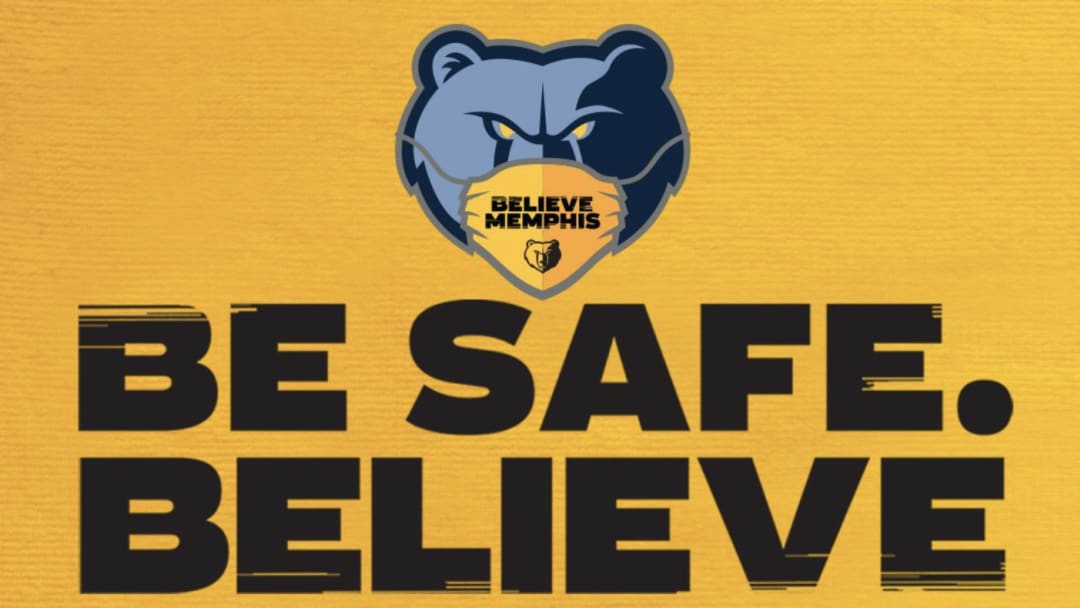The Memphis Grizzlies Promote A Healthy City With Their 'Believe Memphis' Masks Initiative