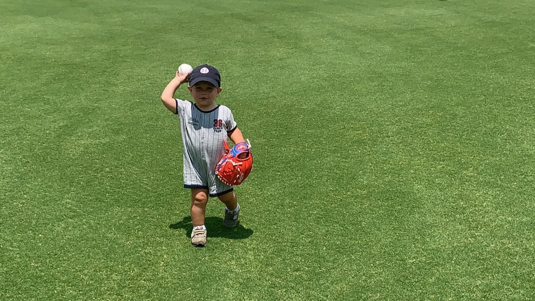 Father's Day at the home of the Birmingham Barons