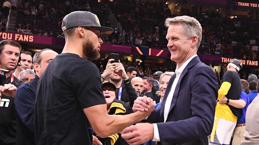 Steve Kerr Reacts to NBA's Top-15 All-Time Head Coach List