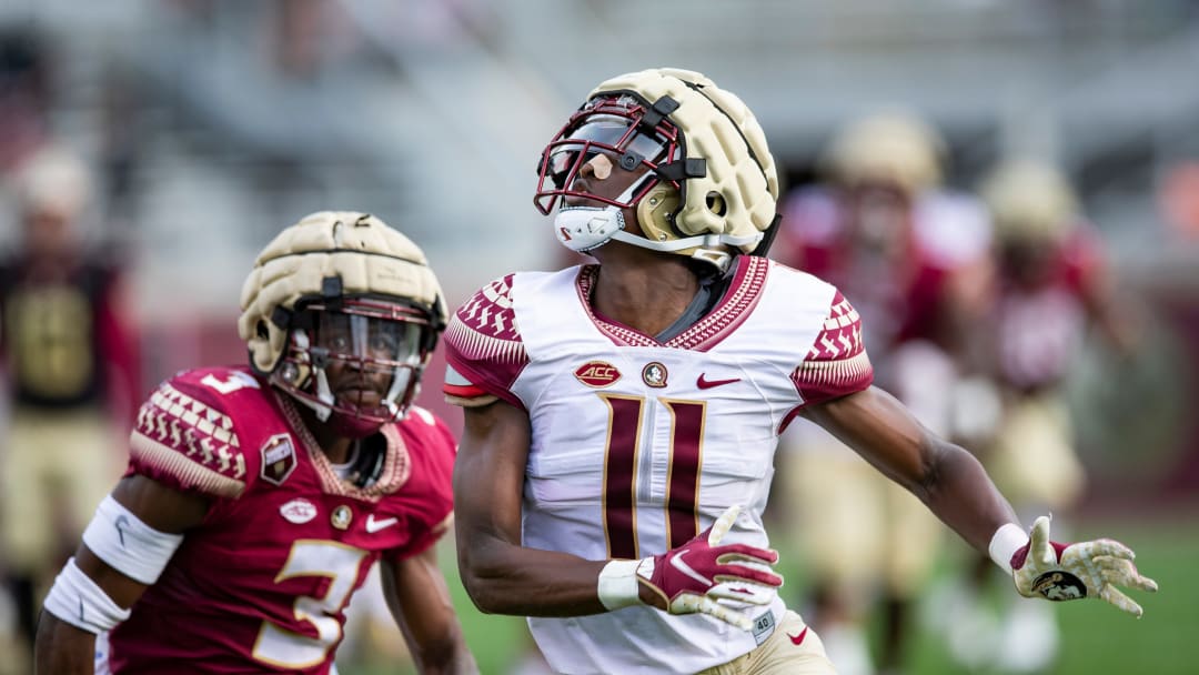 Wide receiver room puts on a show during Florida State's Thursday spring practice