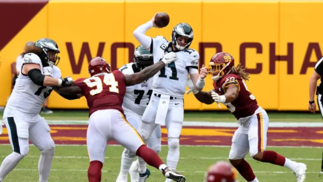 'Elite Front': Washington QB Carson Wentz Reveals Thoughts on Commanders D-Line 'Elite Front': Washington QB Carson Wentz Reveals Thoughts on Commanders D-Line