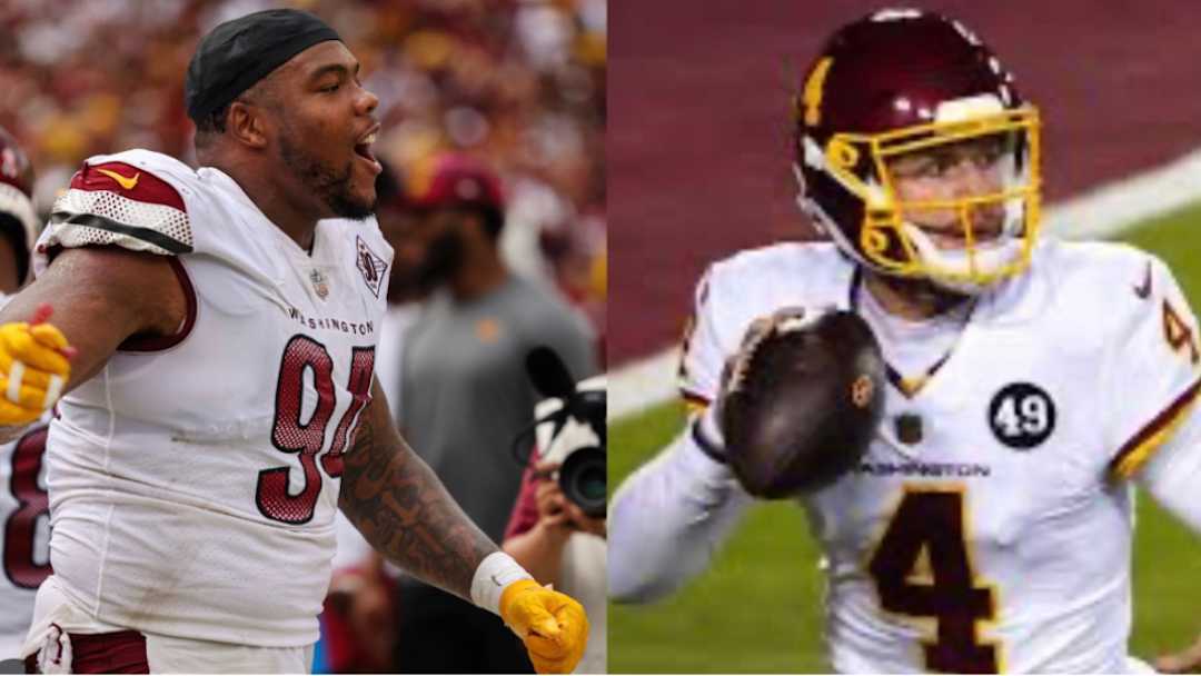 Taylor Heinicke 'Biggest Nuts Ever!' Says Commanders DT Jon Allen of Comeback vs. Giants