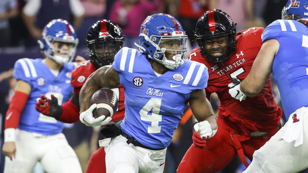Red Raiders Limited 'Special' Ole Miss RB Quinshon Judkins in Texas Bowl Win