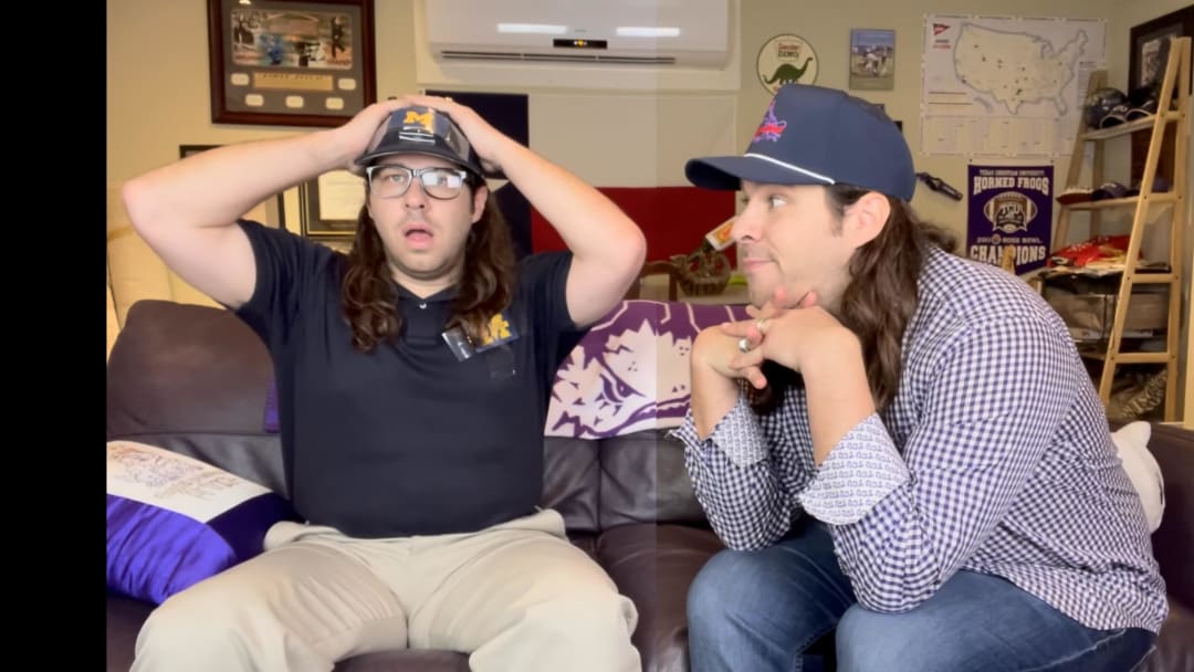 WATCH! TCU Fans During the Fiesta Bowl (Feat. Michigan Fans)