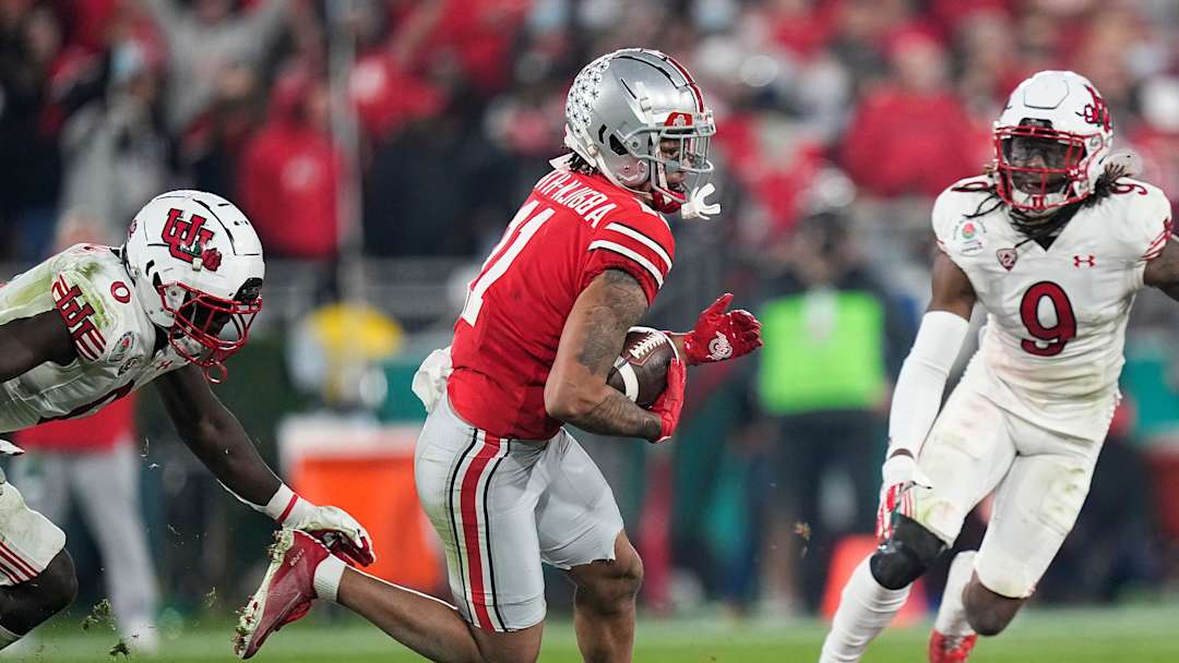 Jaxon Smith-Njigba and Aaron Rodgers? Analyst Reveals 'Best Fit' for Buckeyes WR