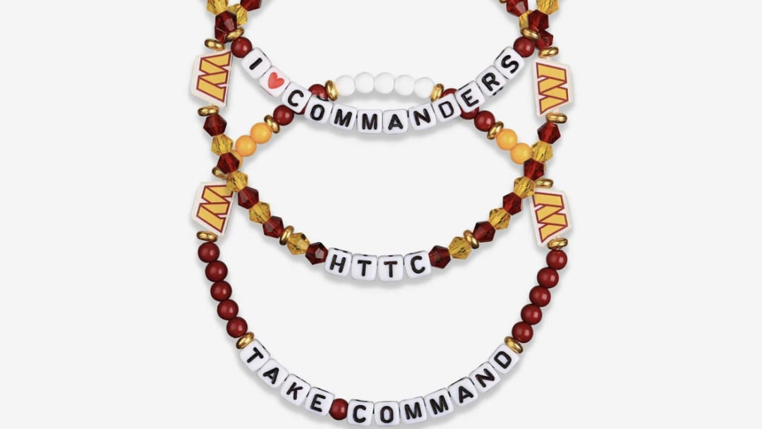 Represent With Commanders 3 Pack Friendship Bracelet