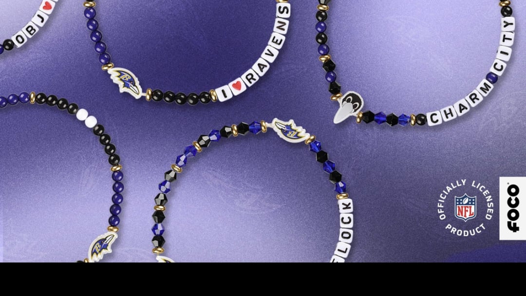 Show Ravens Pride: 3 Pack Friendship Bracelet