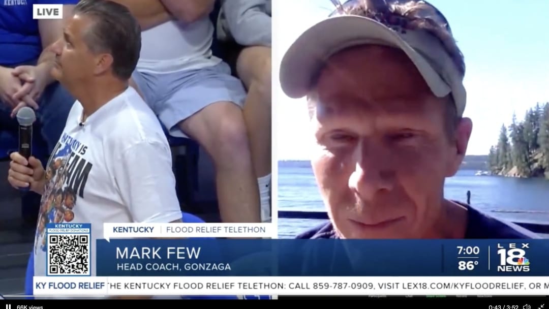 Gonzaga versus Kentucky Nov. 20 announced during UK Flood Relief Telethon