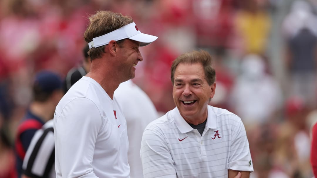 Nick Saban Has 'Nothing But Respect' For Ole Miss Coach Lane Kiffin