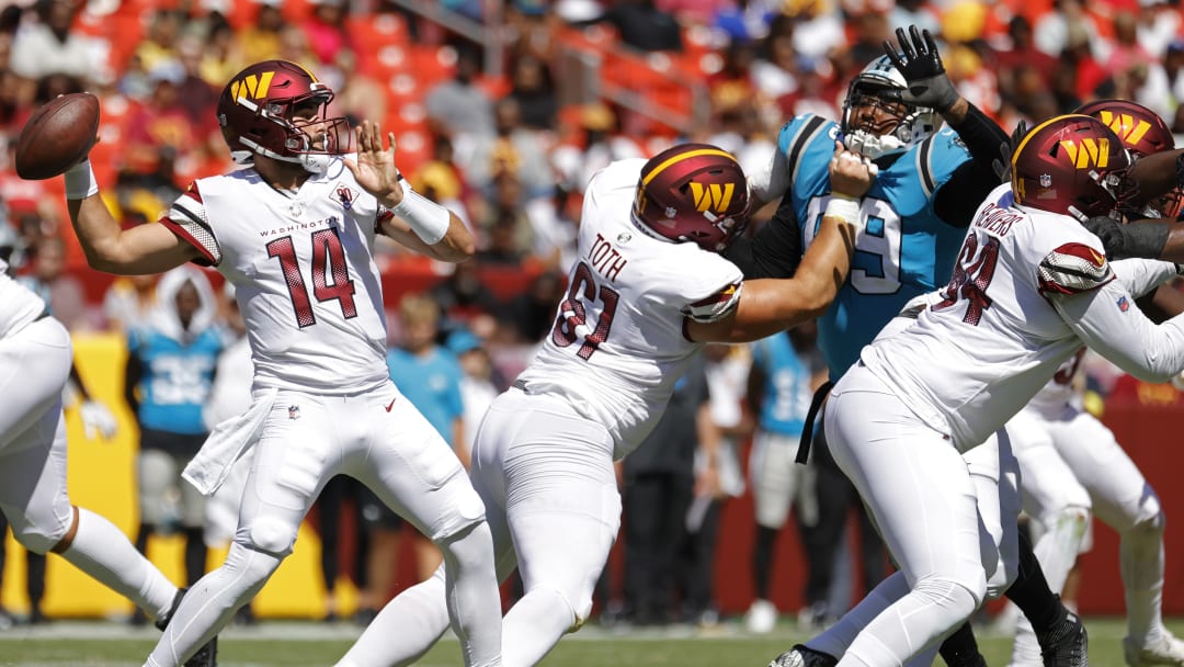 Commander Sam? Washington Rookie QB Howell Impresses In Debut vs. Panthers