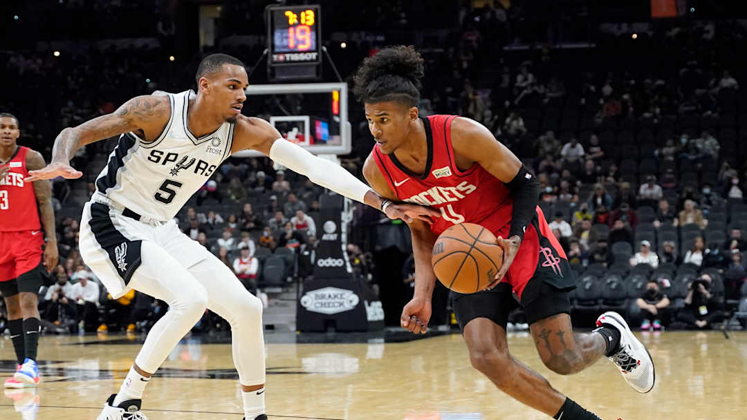 Rockets Jalen Green: 'Gonna Be a Battle' with Hawks' Dejounte Murray & Trae Young