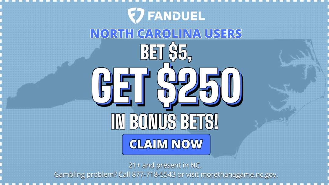 FanDuel North Carolina Bet $5, Get $250 Instantly Bonus: NC Launch Day