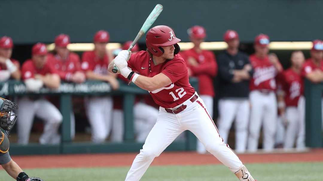 Gage Miller's Three-Run Home Run Pushes No.  14 Alabama Baseball Past No. 5 Tennessee to Take Series