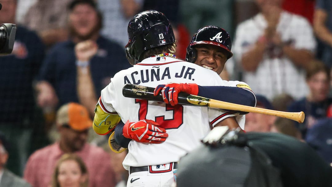 WATCH: Ronald Acuña Jr. and Ozzie Albies put the Braves in front in Game 3