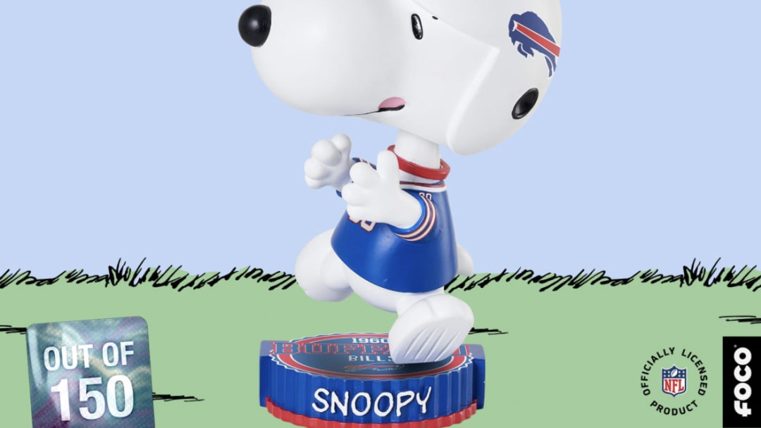 Bills Mafia Go Crazy in Peanuts Fashion with FOCO’s Snoopy Bills Bobbleheads