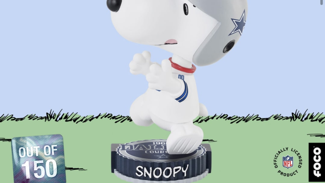 The Life of a Cowboys Fan is Nothing without FOCO’s Brand New Snoopy Cowboys Bobbleheads