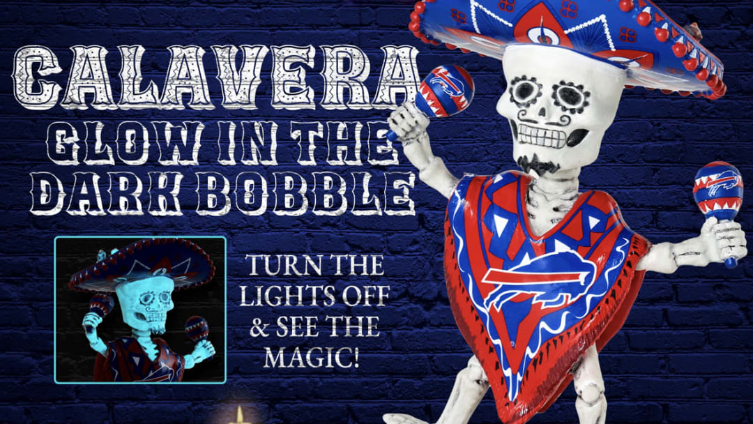 Collect a Piece of History with FOCO’s Buffalo Bills Calavera Bobbleheads
