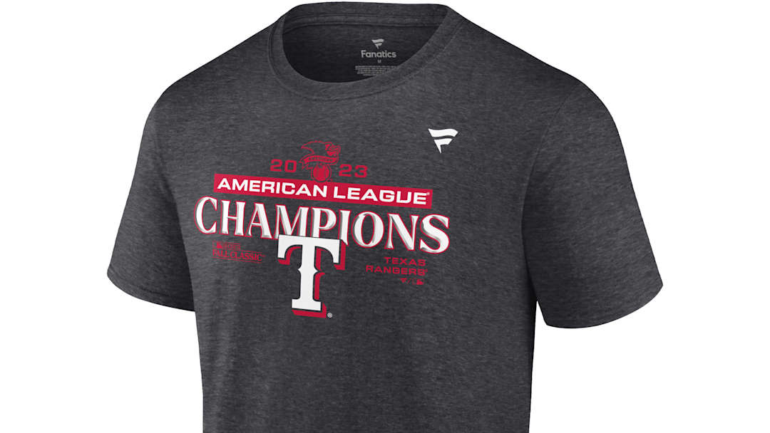 Texas Rangers American League Champions gear, Get your World Series merch now