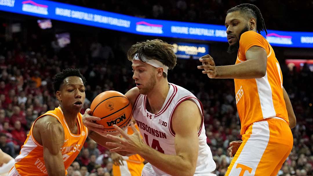 Wisconsin Can't Quite Get Over Hump in 80-70 Loss to No. 9 Tennessee