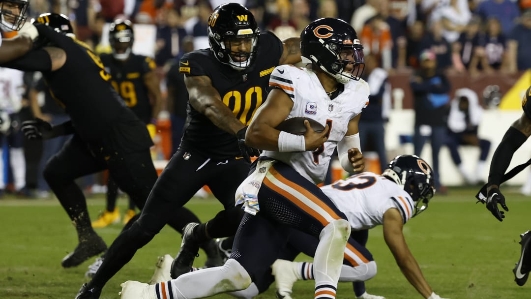 Commanders, Bears QB Justin Fields Living 'In the Gray' Until Trade Decision is Made Commanders, Bears QB Justin Fields Living 'In the Gray' Until Trade Decision is Made