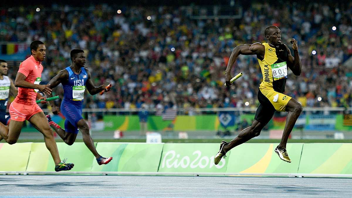 Usain Bolt wins ninth gold medal, U.S. DQed in relay - Sports Illustrated, image size:1200x675