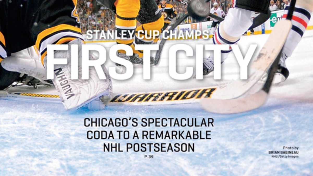 Stanley Cup champion Blackhawks grace Sports Illustrated regional cover -  Sports Illustrated, image size:1200x675