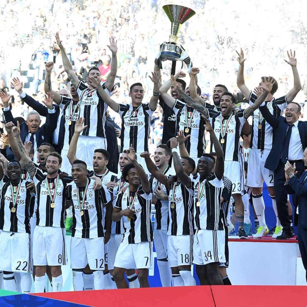 Juventus wins sixth straight Serie A title, lifts Scudetto (VIDEO) - Sports  Illustrated, image size:1200x1200