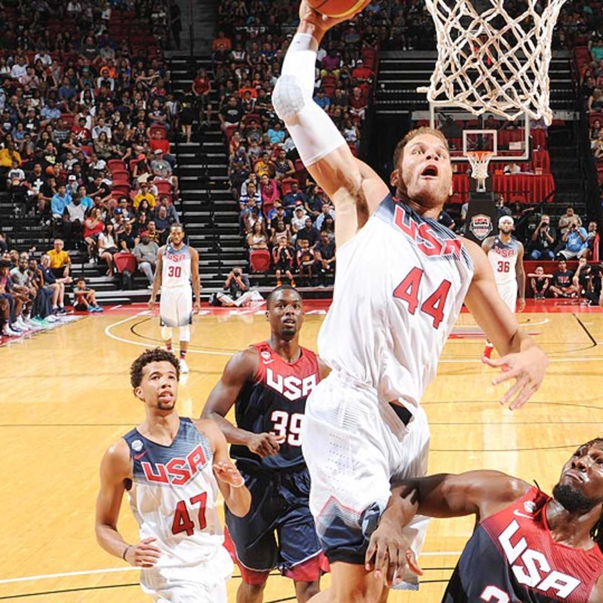 Blake Griffin, dunks steal show at injury-free USAB showcase - Sports  Illustrated, image size:1200x1200
