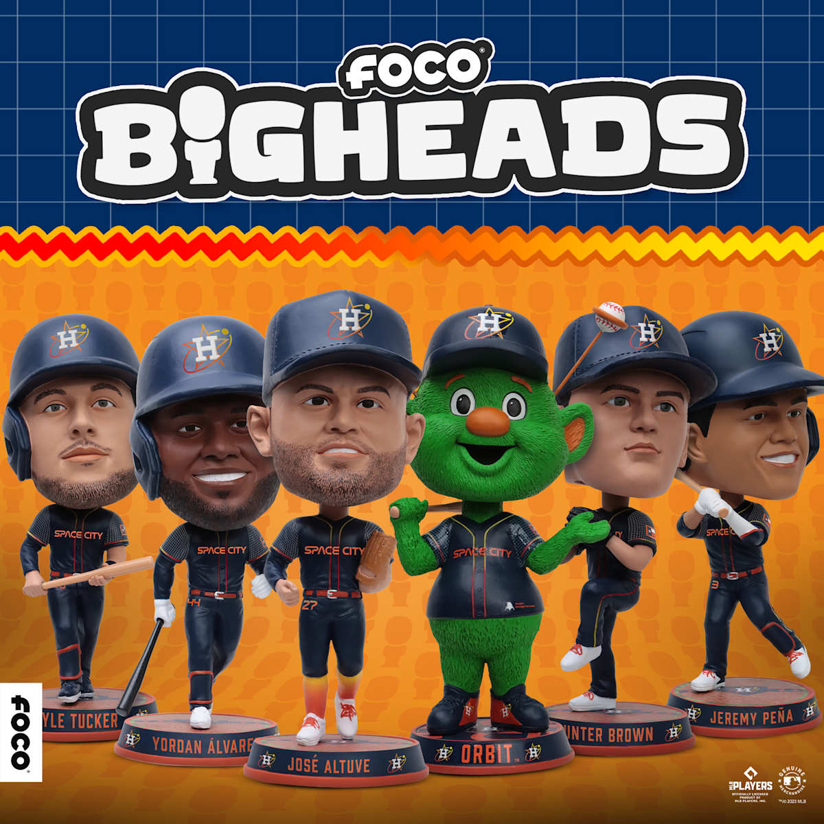 JOSE ALTUVE CITY CONNECT ボブルヘッド Foco Bobblehead - Jose Altuve Astros City Connect – Corpus