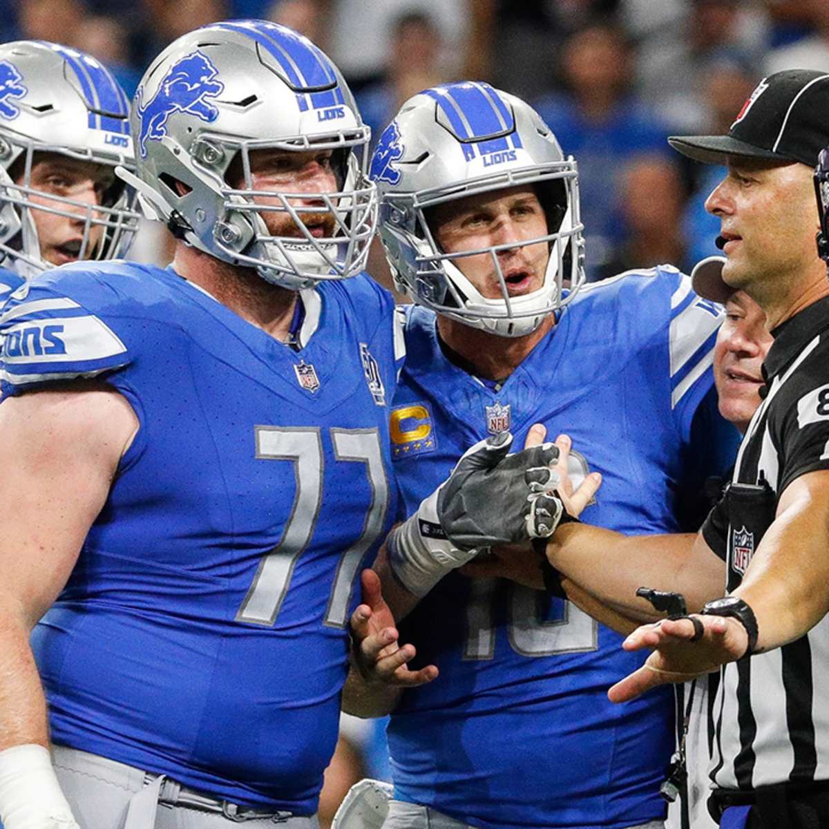 Jared Goff's Ball Fake Was So Elite It Fooled a Defender Into Committing an  Extremely Late Hit - Sports Illustrated