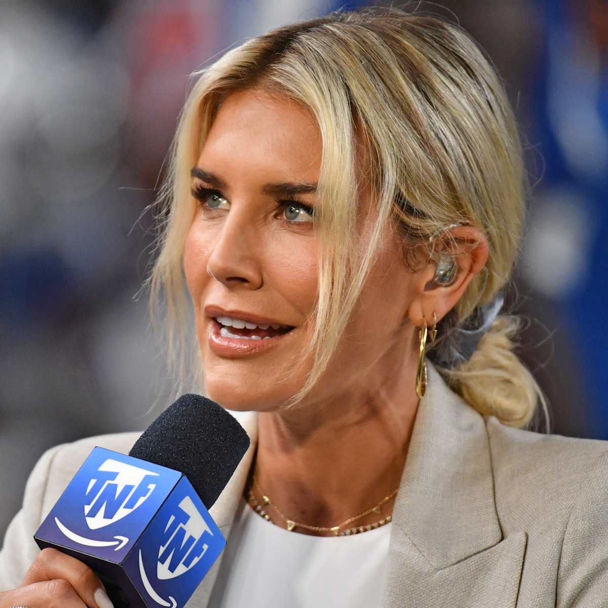 Her focused gaze hiding inner turmoil