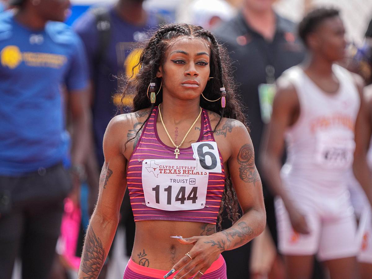 Sha'Carri Richardson clocks blistering time in opening race - Sports  Illustrated